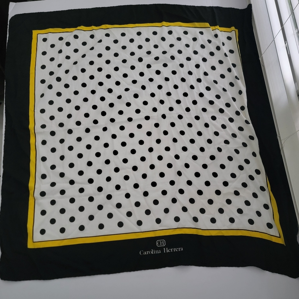Carolina Herrera Polka Dot  Scarf